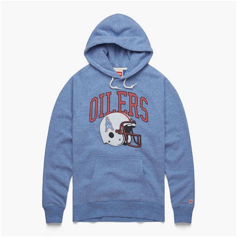 Oilers Football Helmet Retro Hoodie | Retro Oilers Hoodie – HOMAGE