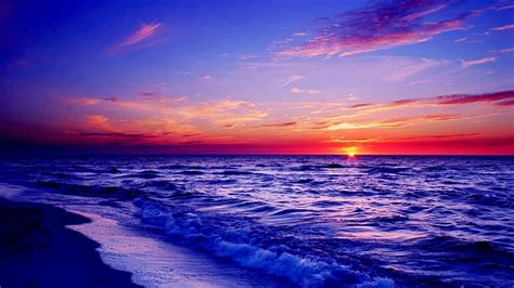 Details more than 57 purple sunset beach wallpaper latest - in.cdgdbentre