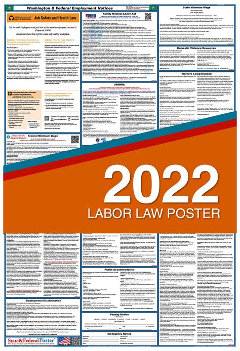 Washington Federal And State Labor Law Poster Labor Law Poster | Images and Photos finder