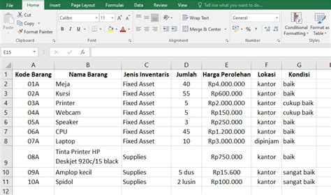 Format Laporan Inventaris Barang Format Excel | sexiezpix Web Porn