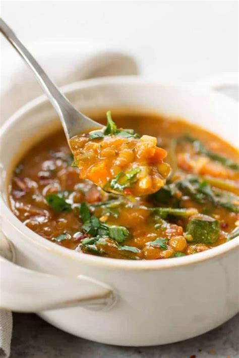 Vegan Instant Pot Lentil Soup Recipe (Quick & Easy) - Delish Knowledge