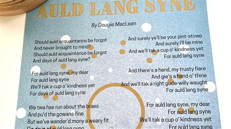 Auld Lang Syne Poem - Mrs. Lady Wordsmith