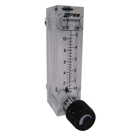 PRM 0.5-5 LPM ROTAMETER AIR FLOW METER WITH INTEGRATED FLOW VALVE – PRM Filtration