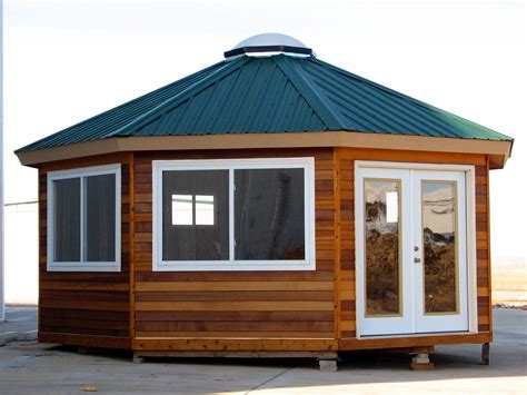 Pre-fab Yurt? | Small wooden house design, Sustainable house design ...