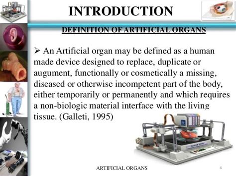 Artificial organs