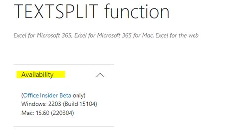 cant find updated office 365 excel formulas - Microsoft Q&A