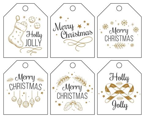 Merry Christmas Gift Tags Printable Free | Free christmas tags ...