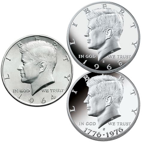 John F. Kennedy Half-Dollar Type Set