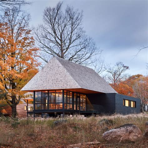 Massive hip roofs top Ontario cabins by MacKay-Lyons Sweetapple - Flipboard