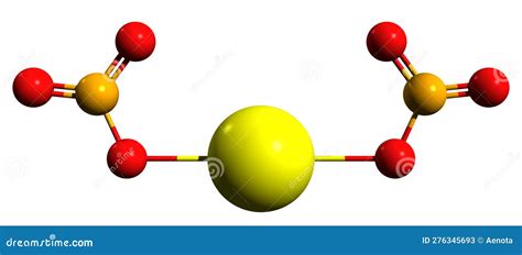 3D Image Of Calcium Nitrate Skeletal Formula Royalty-Free Stock Photo ...