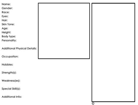 OC Reference Sheet (printable) by Tehloch on DeviantArt