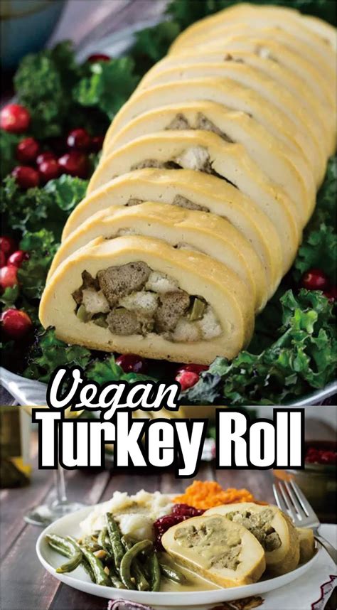 Vegan Turkey Roll - Easy Kraft Recipes - angrygeorgian