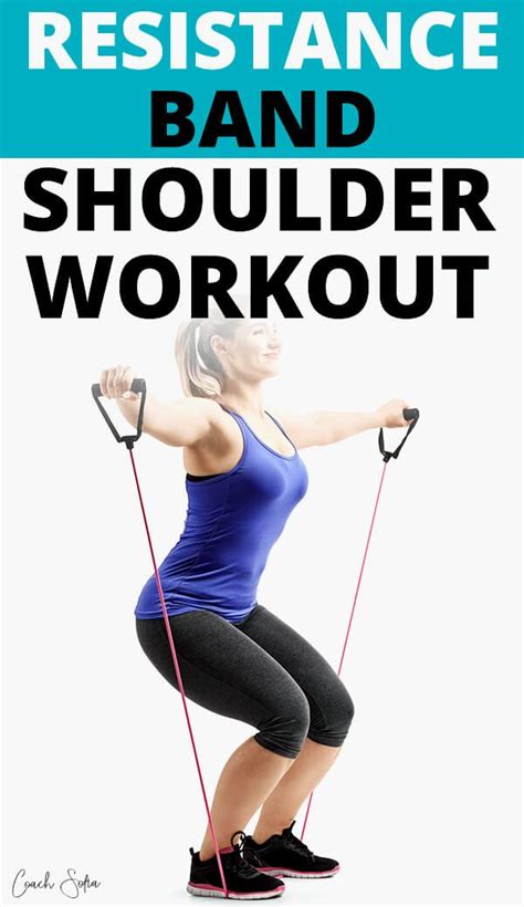 Resistance Band Shoulder Workout (7 Exercises!)