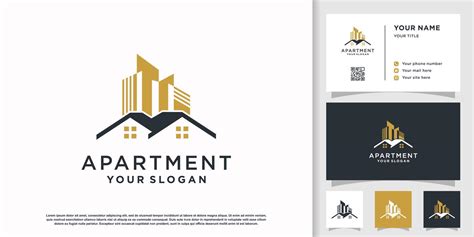 Apartment logo design template Premium Vector 12933660 Vector Art at Vecteezy