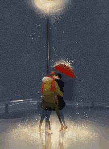 Love Couple Rain GIFs | Tenor