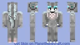 ﴾ξꭚꞕꝍ₮₮ἷ﴿ Snow Fox Minecraft Skin