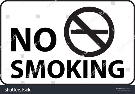 No Smoking Poster Design Smoking Stop Stock Vector (Royalty Free ...