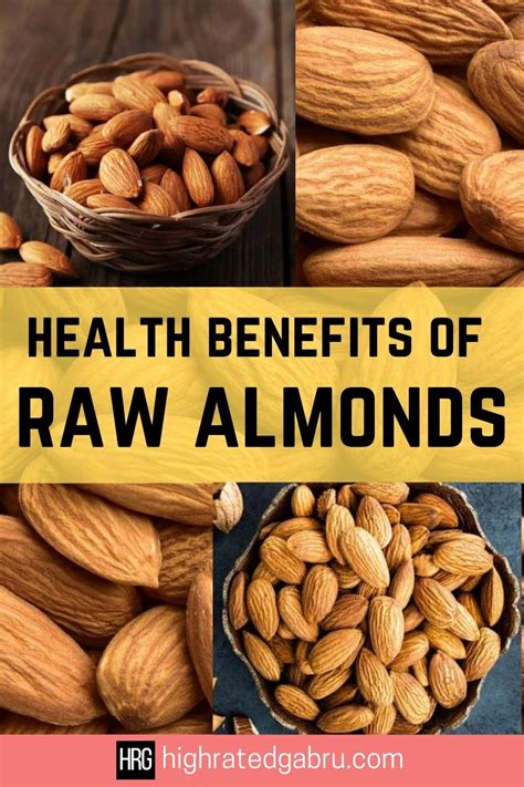 9 Huge Health Benefits of Raw Almonds | Almond benefits, Raw almonds benefits, Health benefits ...