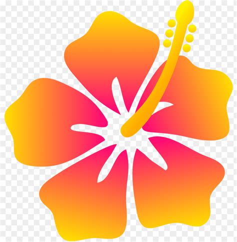 Free download | HD PNG hawaiian flowers cartoon hawaiian flowers clip art PNG transparent with ...