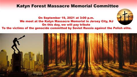 Katyn Forest Massacre Memorial Committee | 81st anniversary of the ...