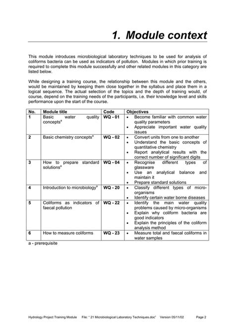 21 microbiological laboratory techniques | PDF