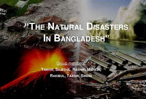 Natural disaster presentation