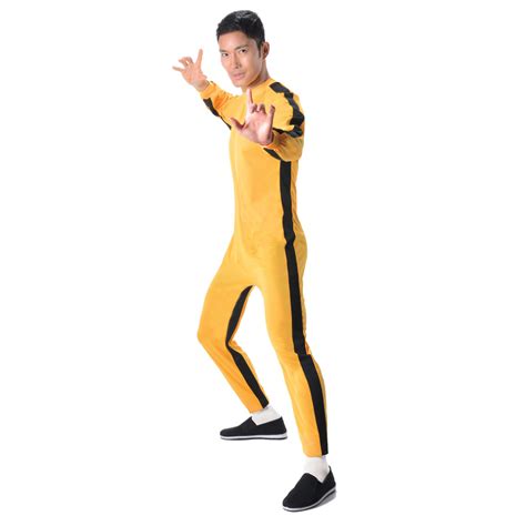 Yellow Jumpsuit Adult Costume | Bruce Lee Store