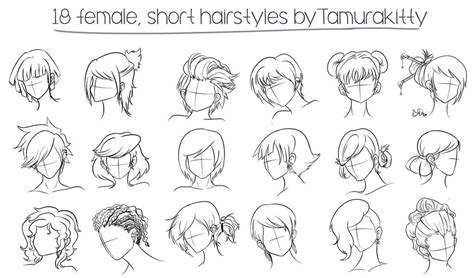 How to draw female hairstyles | hairstyles6h