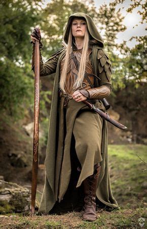 Waldläuferin | Druid costume, Fantasy clothing, Larp costume