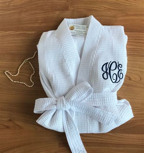 Monogrammed waffle spa ROBE Waffle Robe Personalized Robe | Etsy in 2020 | Waffle robe ...