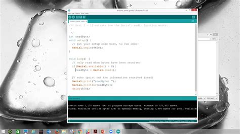 Arduino Serial read, part 2 - YouTube
