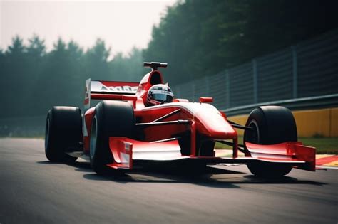 Premium AI Image | Formula one car on a race track