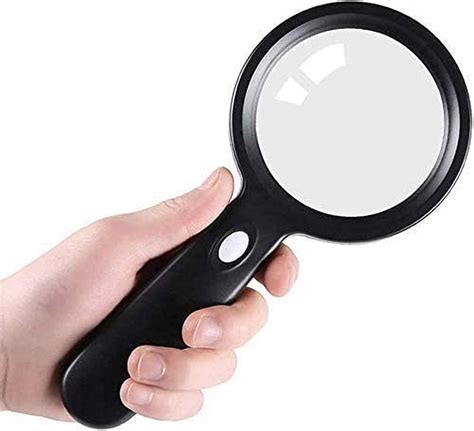 Magnifier Magnifiers for Craft Work, Reading Magnifier 85mm Magnifying Glass With Light, Extra ...