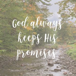 God Keeps His Promises {No Matter What Monday} - Marissa Henley