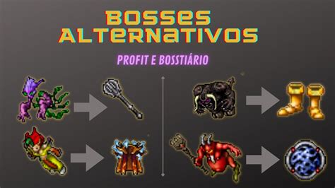 TIBIA - BOSSES ALTERNATIVOS COM ALTO POTENCIAL DE LOOT - YouTube