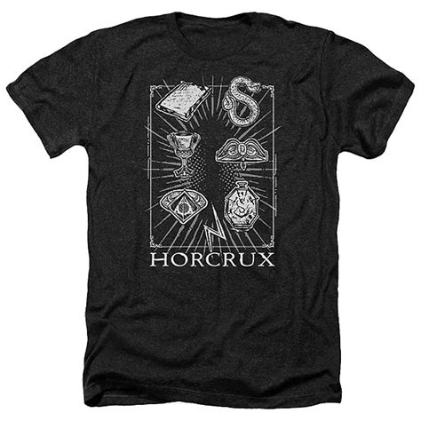 Harry Potter Horcrux Symbols Adult Heather T-shirt