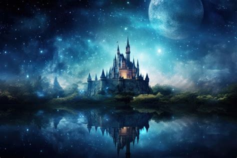 Fairy sky castle night architecture | Premium Photo - rawpixel