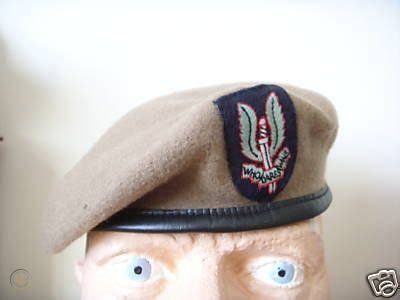 BRITISH ARMY SAS BERET WITH BADGE | #37897990