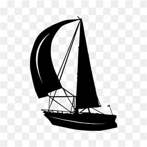 Boat silhouette clipart png