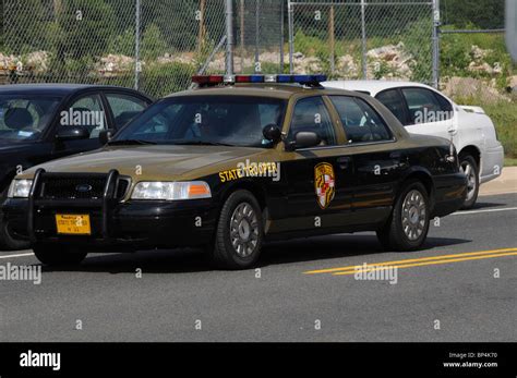 Maryland State Police Car Stock Photo - Alamy