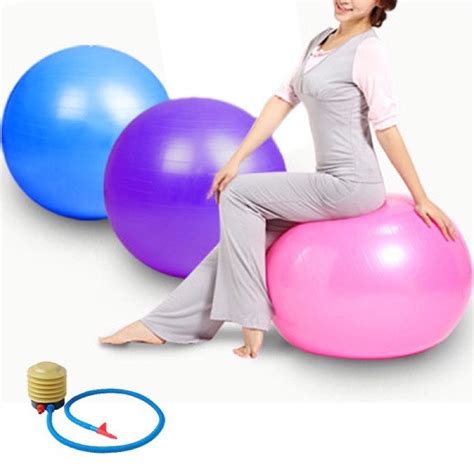 Yoga Ball 65 cm Yoga ball Fitness Balance Ball Free Pump | Shopee Philippines