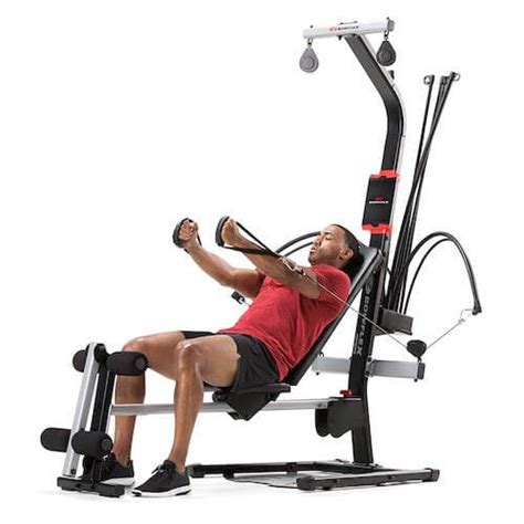 Bowflex PR1000 Home Gym Review for shoulders, deltoids, and lats.