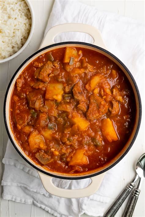 Authentic Cuban Carne con Papas (Beef Stew) - A Sassy Spoon