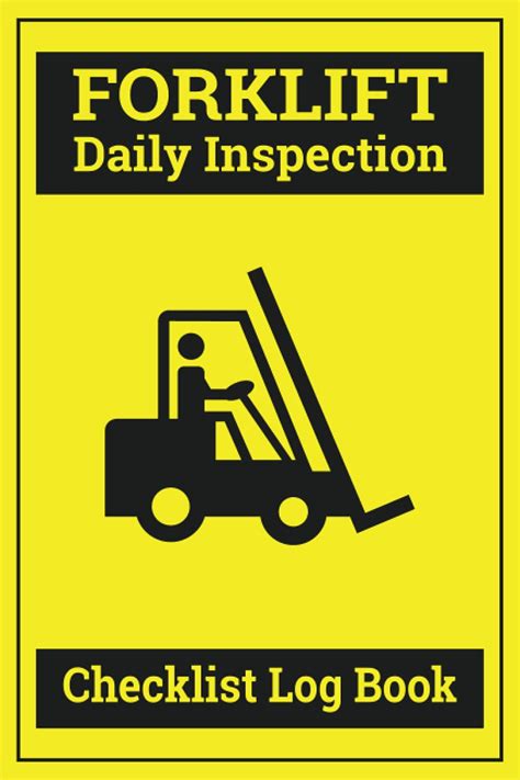 Buy Forklift Daily Inspection Checklist Log Book: Forklift Operator Daily Checklist Safety ...
