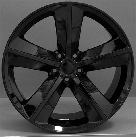 20" Fits Dodge Challenger SRT Wheel Rim Gloss Black 20x9" Rim - Stock Wheel Solutions