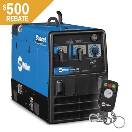 Miller Bobcat 260 with Remote Start/Stop Welder Generator - Service ...