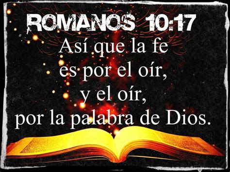 Así que la fe es por el oír, y el oír, por la Palabra de Dios. Ro 10.17 | God, True, Entertaiment