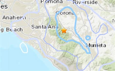 Map: 3.5 earthquake felt across Orange County