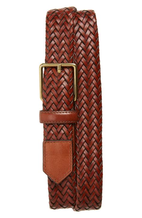 Cole Haan Woven Leather Belt | Nordstrom | Cole haan, Belt, Leather