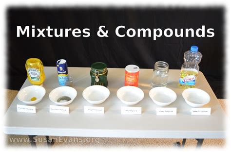 Mixtures and Compounds (with video demonstration) - http://susanevans.org/blog/4-mixtures-and ...